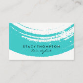 Blaubrushed Visitenkarte (Vorderseite)