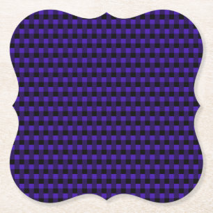Blaucheck Paper Coaster Untersetzer