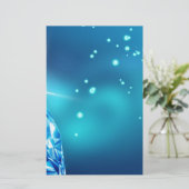 Blaudiamant Briefpapier (Stehend Vorderseite)