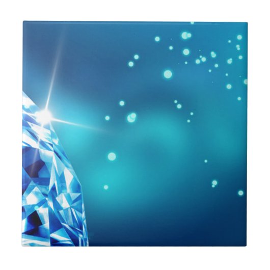 Blaudiamant Fliese (Vorderseite)