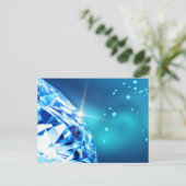 Blaudiamant Postkarte (Stehend Vorderseite)