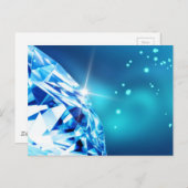 Blaudiamant Postkarte (Vorne/Hinten)