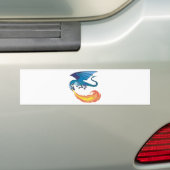 Blaudrache atmet Feuer Autoaufkleber (Auf Auto)