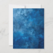 Blaudruckpapier mit Druckfarbe Einladung (Vorderseite)