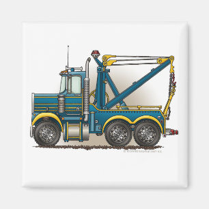 Blaue Abschleppwagenwrecker-Magneten Magnet