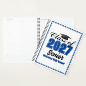 Blaue Abschlussklasse 2027 Senior Custom High Scho Planer (Anzeige)