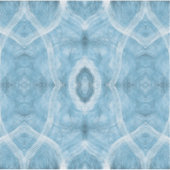 Blaue abstrakte Aquarell-Kunst Aufkleber (Vorderseite)