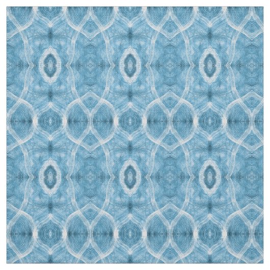 Blaue abstrakte Aquarell-Kunst Stoff (Muster)