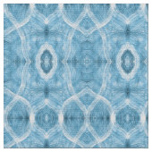 Blaue abstrakte Aquarell-Kunst Stoff (Nahaufnahme)