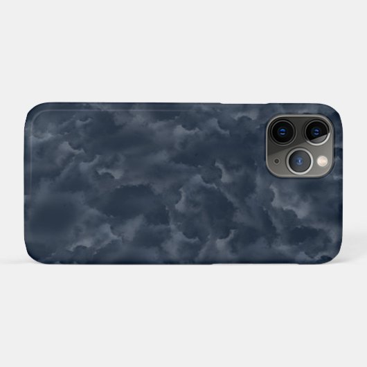 Blaue Abstrakte Aquarellfarbe Eleganter Chic Case-Mate iPhone Hülle (Rückseite (Horizontal))