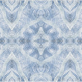 Blaue abstrakte Aquarellkunst Aufkleber (Vorderseite)