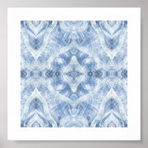 Blaue abstrakte Aquarellkunst