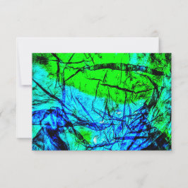 Blaue abstrakte Einladung, abstrakt aus Gerecycelt Einladung