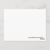 Blaue Abstrakte Eiskristalle Wassertropfen Postkarte (Rückseite)