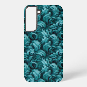 Blaue abstrakte Eleganz Samsung Galaxy Hülle