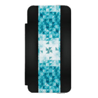 Blaue abstrakte geometrische Hintergrund-Schablone