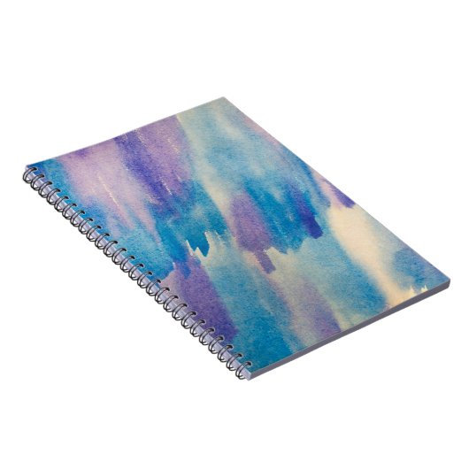 Blaue abstrakte Hintergrundabstrakte, Aqua, Art, A Notizblock (Rechte Seite)