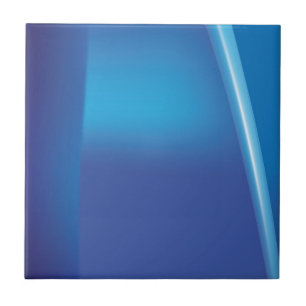 Blaue Abstrakte Keramik Fliese