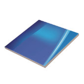 Blaue Abstrakte Keramik Fliese (Seite)