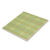blaue abstrakte Keramikfliese (Seite)