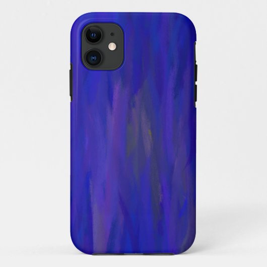 Blaue Abstrakte Kunstmalerei 4 Case-Mate iPhone Hülle (Rückseite)