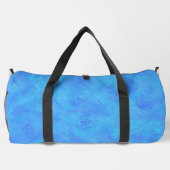 Blaue Abstrakte Muster Duffel Bag Duffle Bag (Rückseite)
