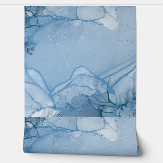 Blaue Abstrakte Stone Textur Tapete