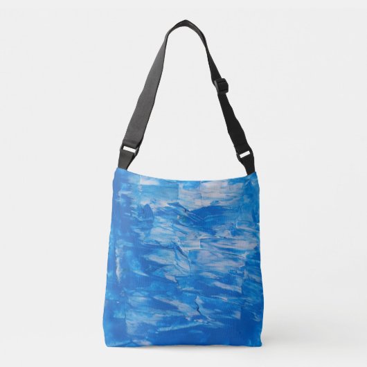 Blaue Abstrakte Tasche (Vorderseite)