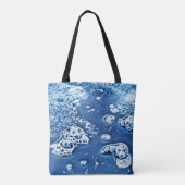 Blaue abstrakte tasche (Rückseite)