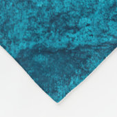 Blaue abstrakte Textur, Kunst, grafische Gestaltun Fleecedecke (Ecke)