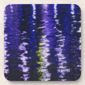 Blaue Abstrakte Untersetzer (Vorderseite)