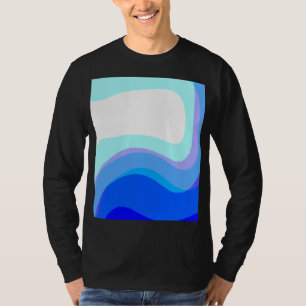 Blaue Abstraktion 1112 T-Shirt