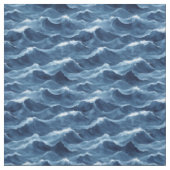 Blaue Abstürze Stoff (Muster)