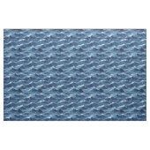 Blaue Abstürze Stoff (Fat Quarter (45,7 x 55,9 cm))