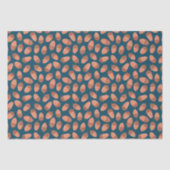 Blaue Acorn-Muster Seidenpapier (Vorderseite)