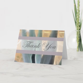 Blaue Agave 1 Glühen danken Ihnen Dankeskarte