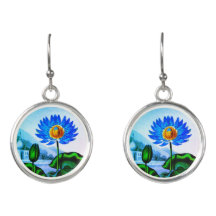 Blaue ägyptische Wasserlilie / Lotus Illustration