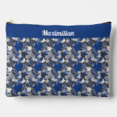 Blaue Ahorn-Blätter - Großer Zubehörbeutel Zubehörtasche (Vorderseite)