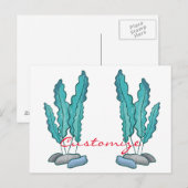 Blaue Algen Thunder_Cove Postkarte (Vorne/Hinten)