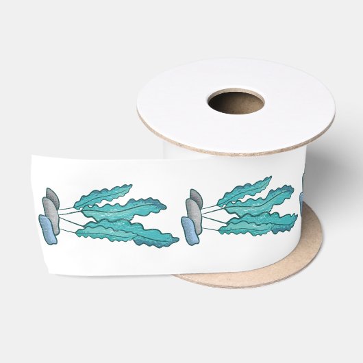 Blaue Algen Thunder_Cove Satinband (Spule)