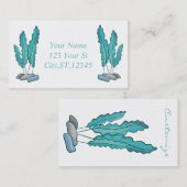 Blaue Algen Thunder_Cove Visitenkarte (Vorne/Hinten)