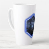 Blaue Alien-Landschaft mit Mandelbrot -  Milchtasse (Linke Ecke)