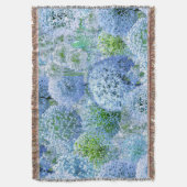 Blaue Alliums Decke (Vorderseite Vertikal)
