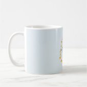 Blaue Aloha-Plumeria-Blumenlei Kaffeetasse (Links)