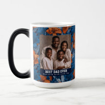 Blaue Amaryllis Blumen Best Cat Dad Retro