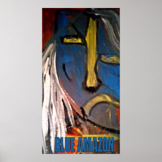 BLAUE AMAZON POSTER
