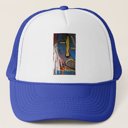 BLAUE AMAZON TRUCKERKAPPE (Vorderseite)