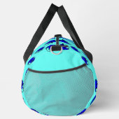 Blaue American Football-Helmstruktur Duffle Bag (Rechts)