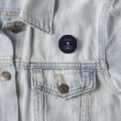 Blaue Amerika 250-Jahr-Feier Semiquincentennial Button (Beispiel)