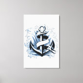 Blaue Anchor Leinwanddruck (Vorderseite)